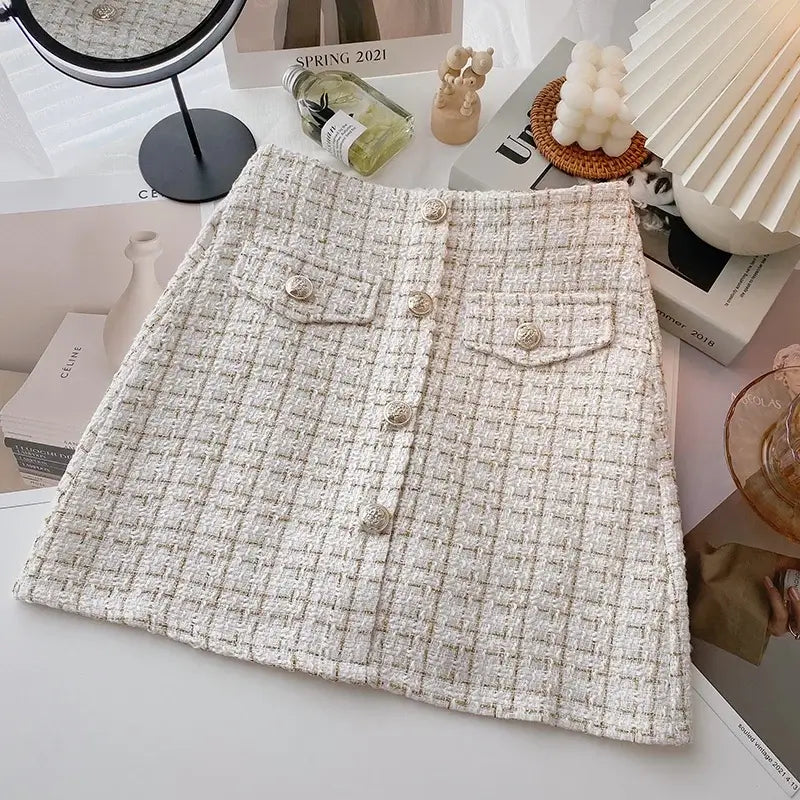 Prince of Wales pattern skirt