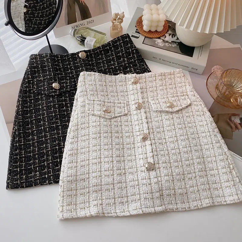 Prince of Wales pattern skirt