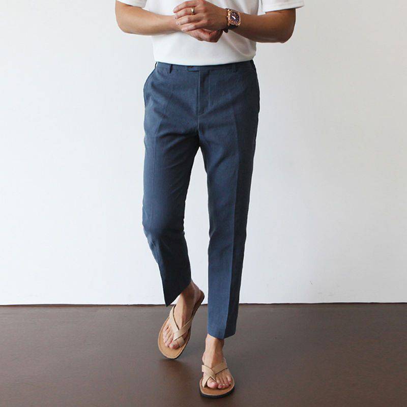 Old Money Vintage Linen Trousers