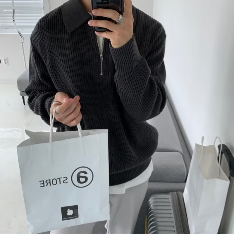 Old Money Zip Sweater