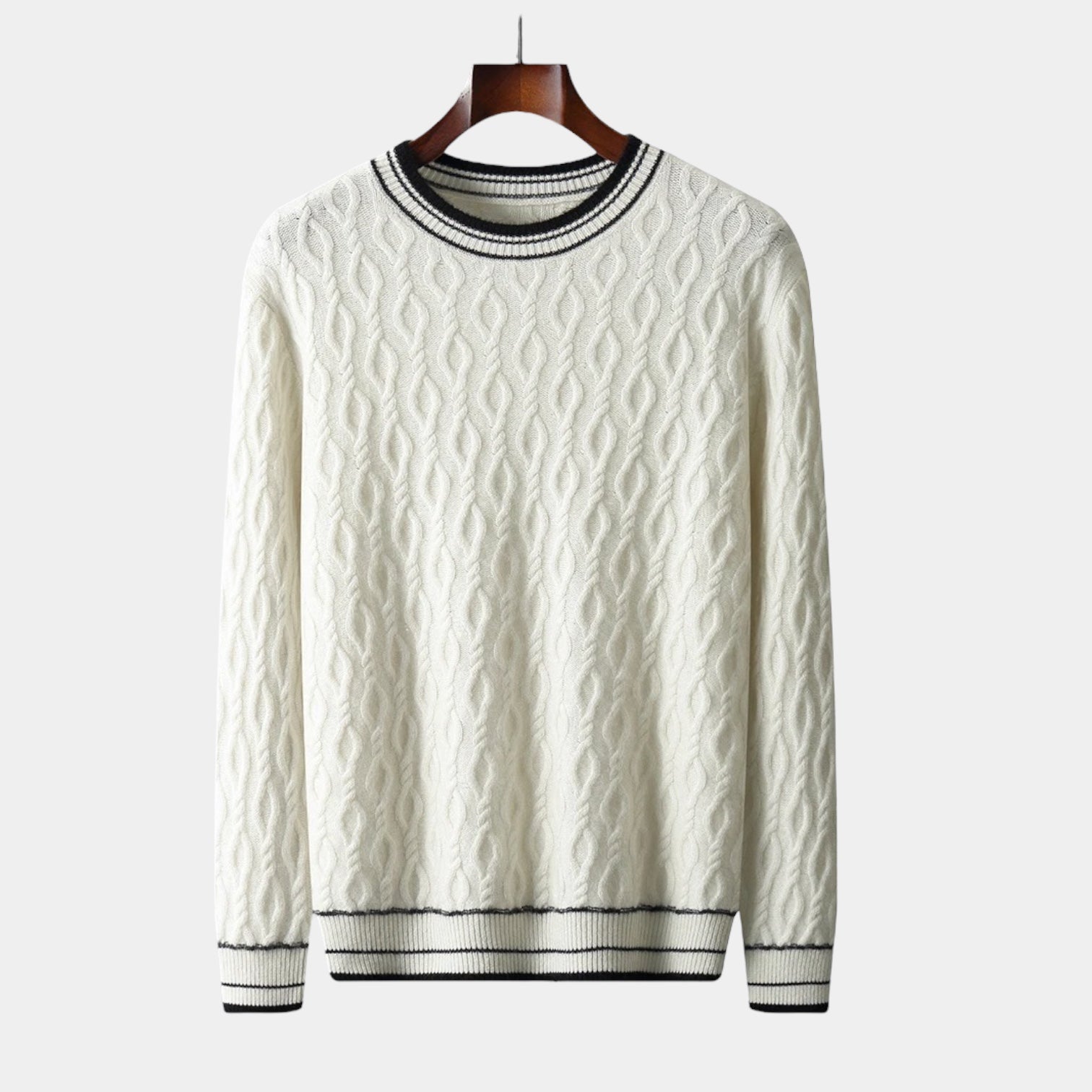 Old Money Merino Wool Crewneck Sweater