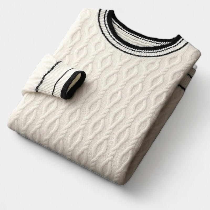 Old Money Merino Wool Crewneck Sweater