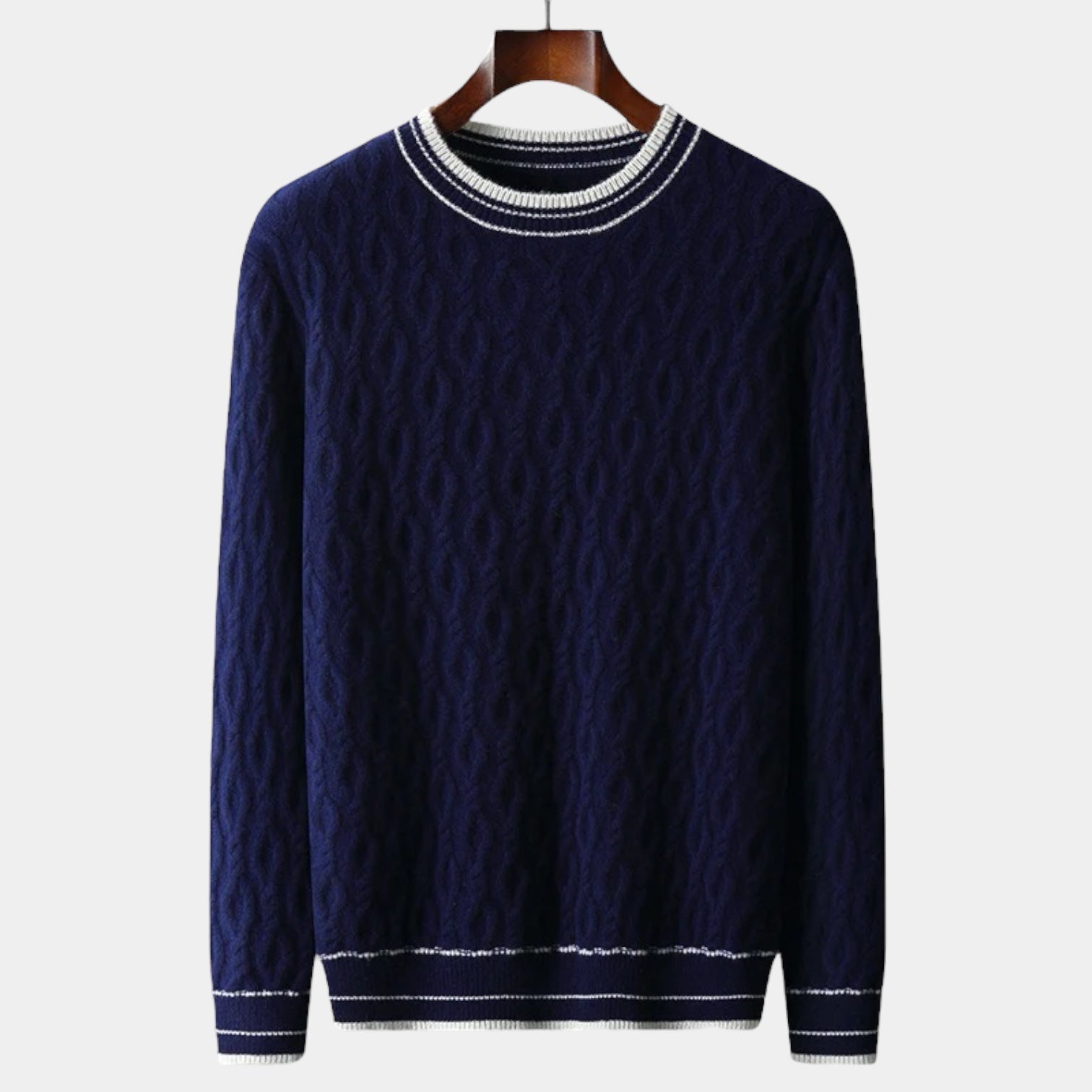 Old Money Merino Wool Crewneck Sweater