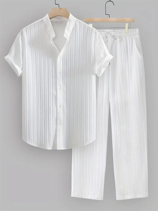 Ensemble old money Chemise manche court