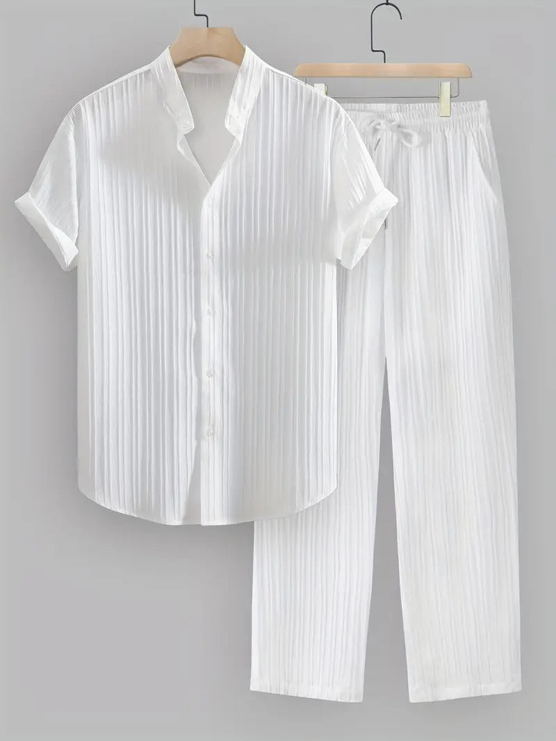 Ensemble old money Chemise manche court