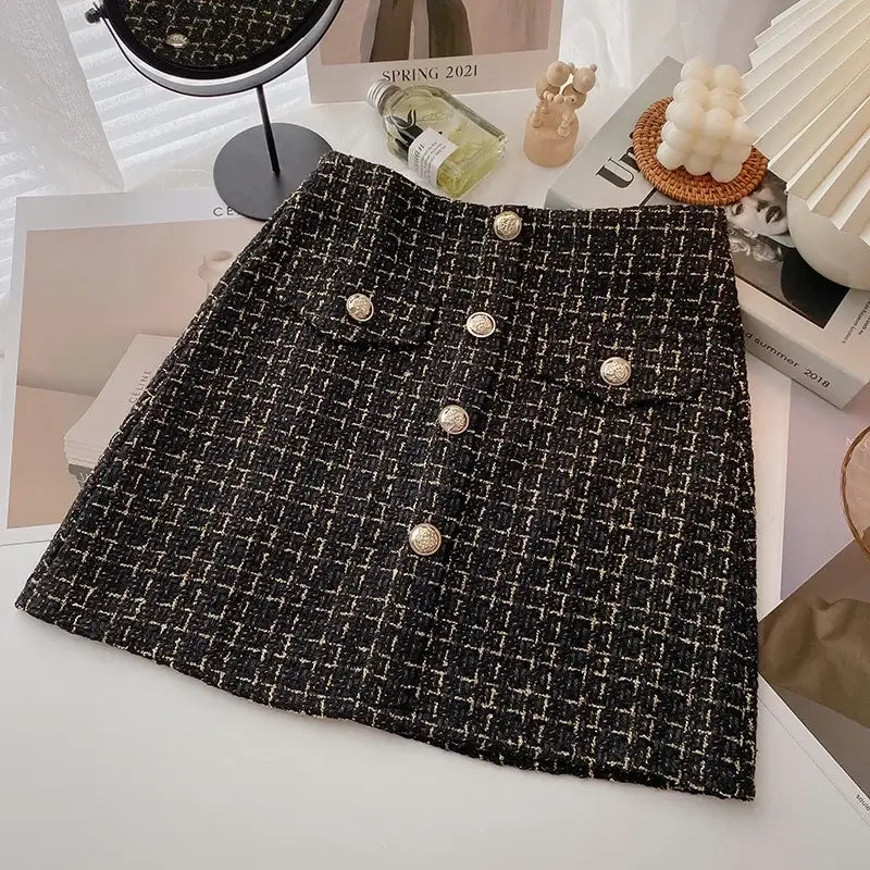 Prince of Wales pattern skirt
