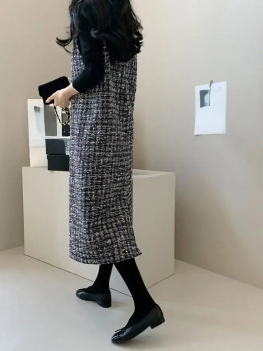 Black Tweed Dress