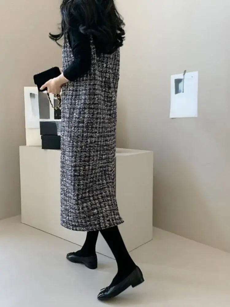 Black Tweed Dress