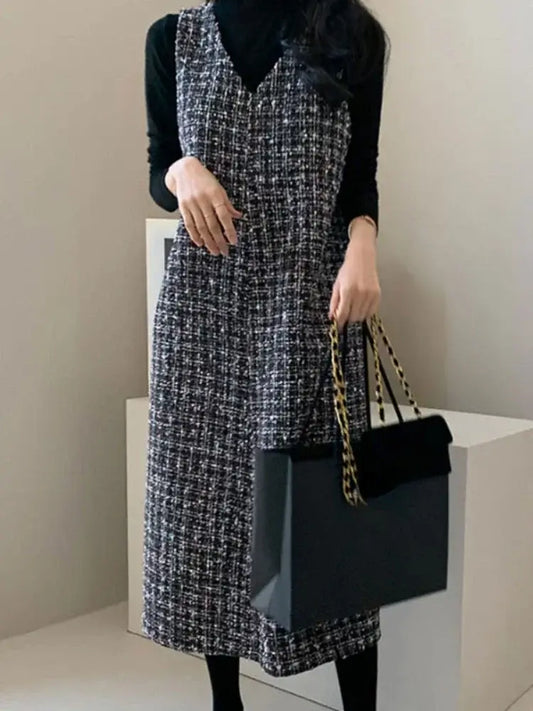 Black Tweed Dress