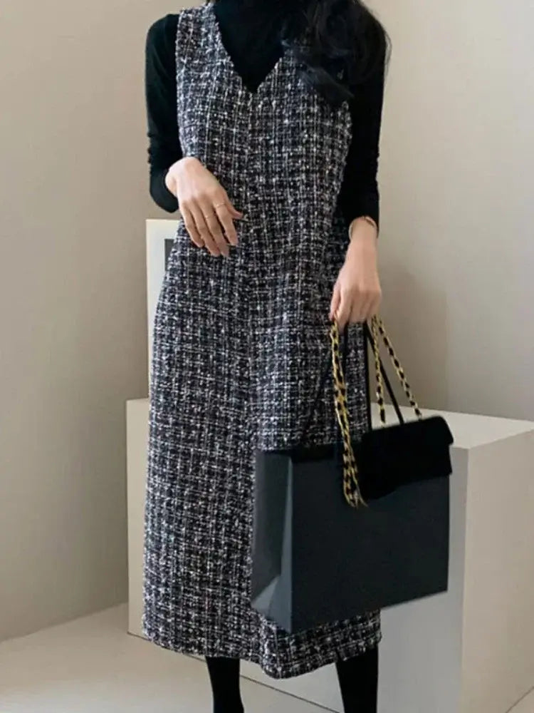 Black Tweed Dress