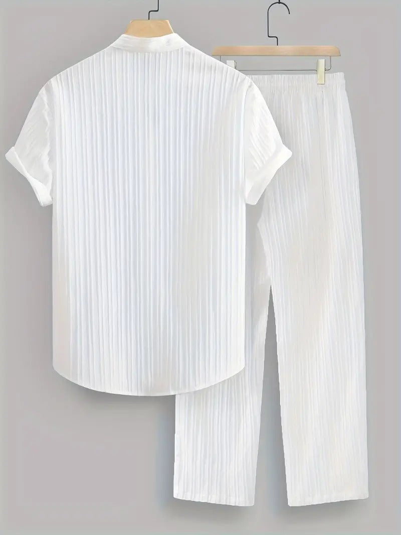 Ensemble old money Chemise manche court