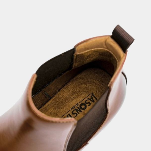 Old Money Bottes en Cuir