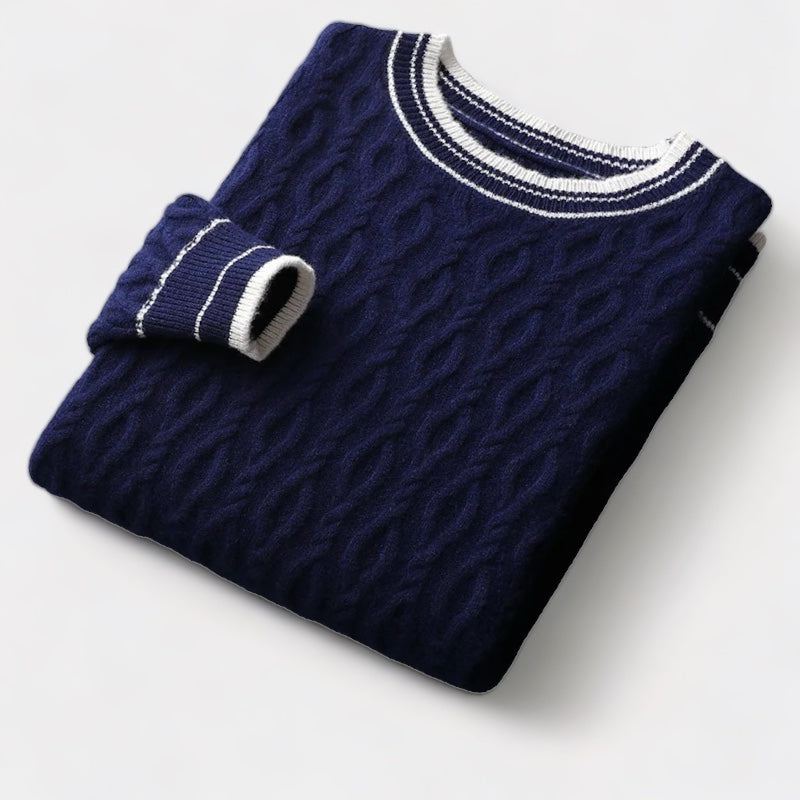 Old Money Merino Wool Crewneck Sweater