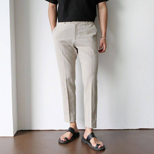 Old Money Vintage Linen Trousers
