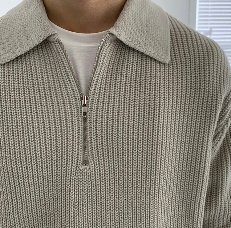 Old Money Zip Sweater