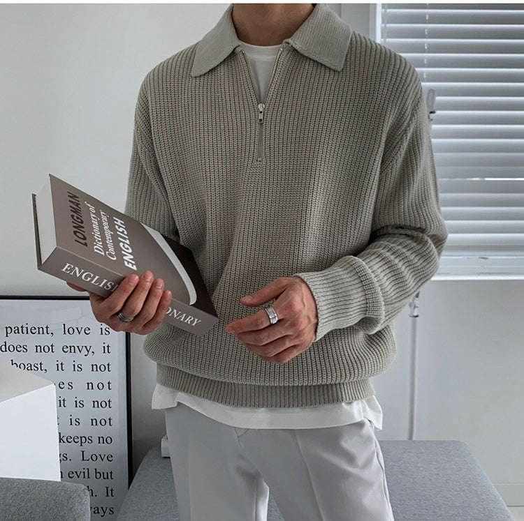 Old Money Zip Sweater