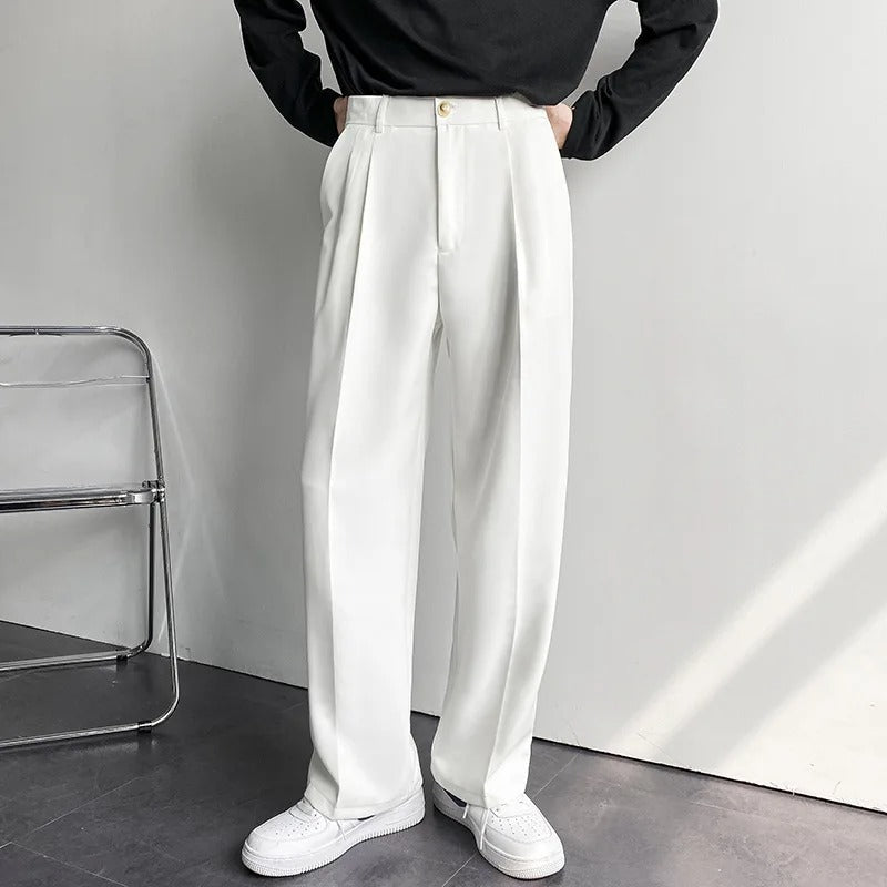 Old Money Slim-Fit Trousers